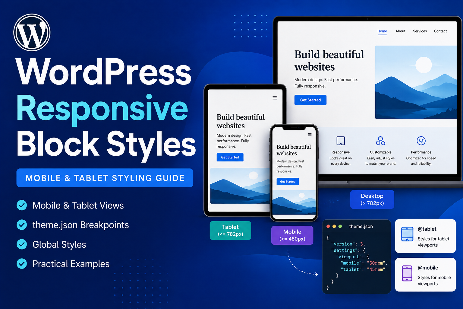 WordPress Responsive Block Styles: Mobile & Tablet Styling Guide